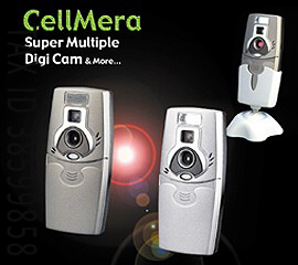 CellMera - 百萬畫素多功能數位/網路相機