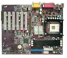 主機板 9017C, Intel i845 Chipset,P4 Socket 478,3xSDR,W/Sound,ATX, 3-Year warranty