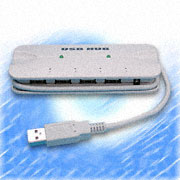 USB MINI HUB, BUS-Powered/ Self-Powered USB Hub with 4 ports, Solution:Philips Made in Taiwan, 3-Yea