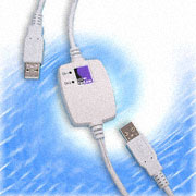 USB NetLink, USB Network Bridge Cable,Solution:Genesys Made in Taiwan, 3-Year warranty