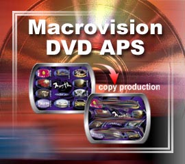 Macrovision APS類比防盜拷(防側錄) 技術授權