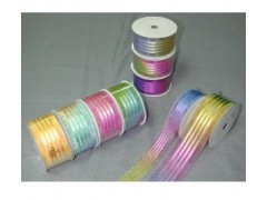 Wired metallic ribbon