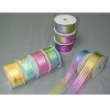 Wired metallic ribbon