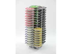 Tassimo Coffee Capsules Rotating Rack With 64 Pods Easy to organize, Rotating function