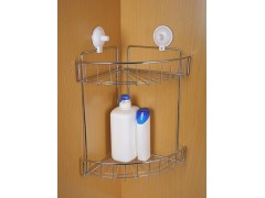 Corner Shower Caddy With 2 Layer & Suction Cup Function Corner Shower Caddy,Suction cup