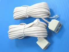 Y7電話延長線TELEPHONE EXTENSION CABLE WITH SPLITTER