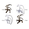 Traditional telephone & 3-balls tub shower faucet