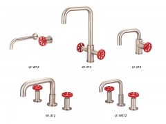 Industrial loft style bathroom faucets, series 12