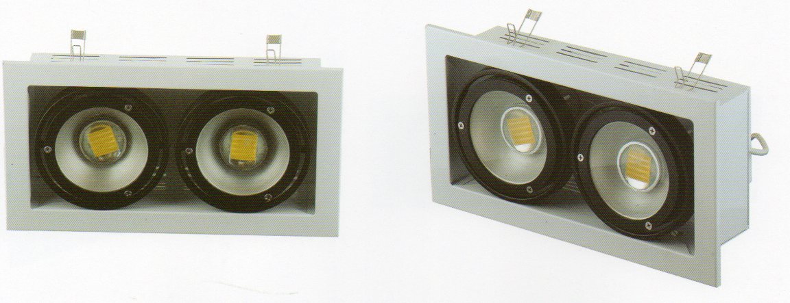 LED 兩格格柵燈