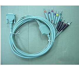 心電圖纜線的10條鉛線