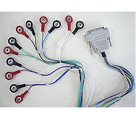 心電圖纜線(有10個按釦)