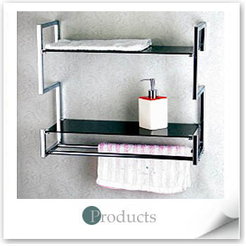 K/D Shelf and Towel Holder
