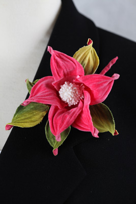 洋玉蘭  Fabric Flower Brooch Manufacturers 