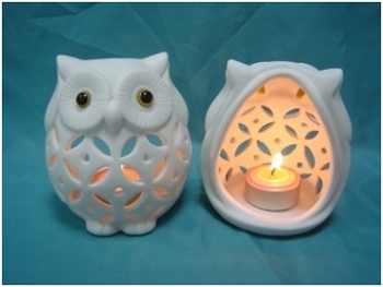 Ceramic Decoration LED and Candle