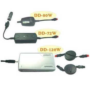 Notebook Power Adaptors (Auto/air power adaptor) DD80_DD72_DD120