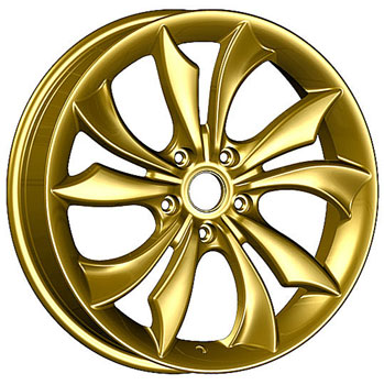 B966 Steel Wheels 18X8 Gold