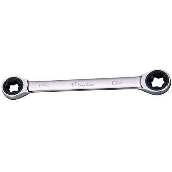 Star double box end Ratchet Wrench