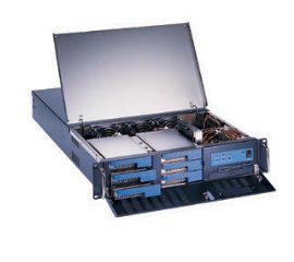 2U chassis supporting 6 SCA HDDs for RAID storage