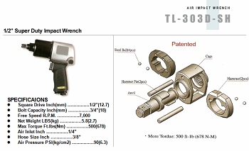 1/2” Super Duty Impact Wrench