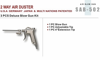 3 PCS Deluxe Blow Gun Kit