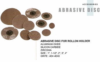 ABRASIVE DISC FOR ROLLON HOLDER