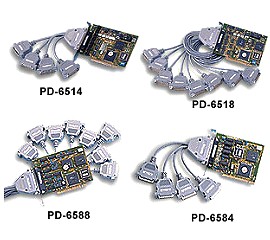 Industry Intelligent 8/4-port Serial Communication Cards