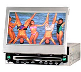 7”TFT-LCD In-Dash Monitor + DVD Player AM/FM/Amplifier
