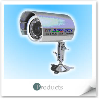 Outdoor 12 IR LED High Resolution Color CCD Camera Series
