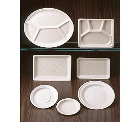 環保餐具(麥梗製成:奈米技術) : 餐盤,碗,杯