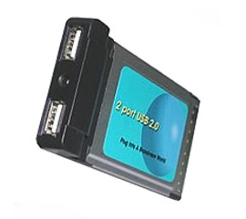 2 Port USB 2.0 PCMCIA Card Bus