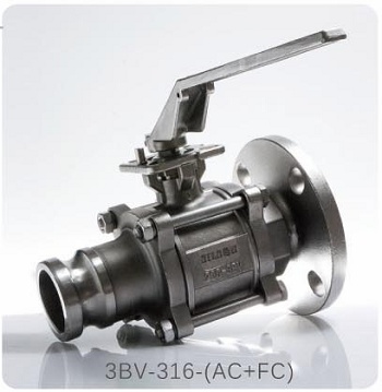 3BV-316-(AC+FC)型不鏽鋼全流量球閥