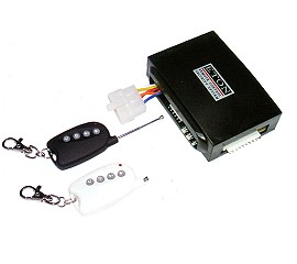 Alarm system with remote engine start