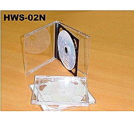 雙片裝標準CD盒黑盤