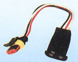 Three Wire (Two Hot , One Ground) Triple Seal Plug For Use On LED Lights