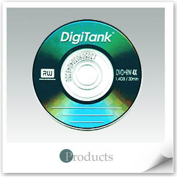8cm DigiTank DVD+RW 4X